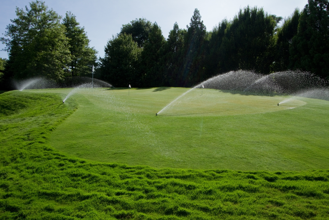 Hamptons golf hole irrigation